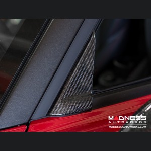 Alfa Romeo 4C Door Trim - Carbon Fiber - Exterior Door Triangle Trim