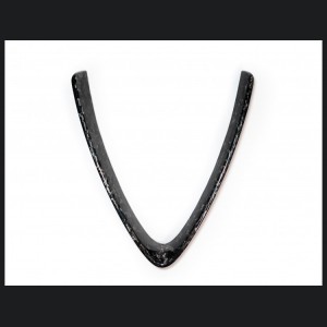 Alfa Romeo Stelvio Front V Shield Grill Frame - Carbon Fiber - Forged Carbon - Feroce Carbon