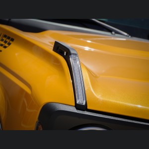 Ford Bronco Hood Trail Marker LED Kit - Black Finish