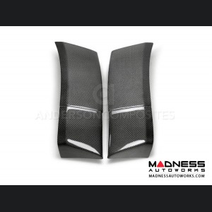 Dodge Challenger Hellcat Widebody / Demon Carbon Fiber Fender Flare Extensions - Rear