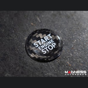 Alfa Romeo Tonale Start Stop Button Overlay - Carbon Fiber - Feroce Carbon