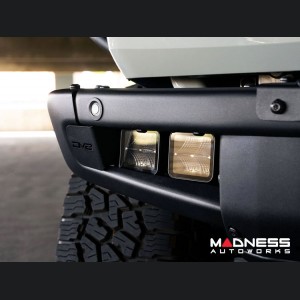 Ford Bronco Light Upgrade - DV8 - LED Pod Factory Bumper Mount Kit