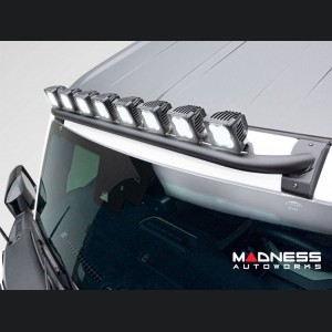 Ford Bronco Light Upgrade - Roof Rack Light Mount Bar - Tubular - 8x 3-Inch White Pod Lights